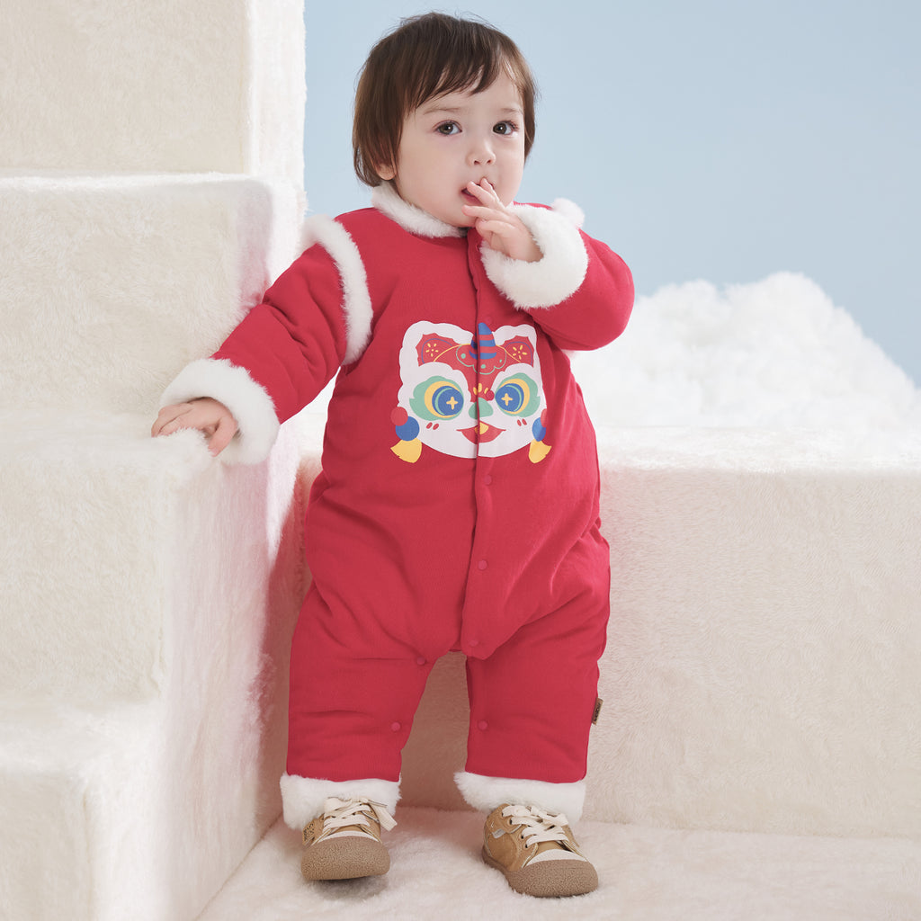 Sweatshirt Fleece Quilted Romper