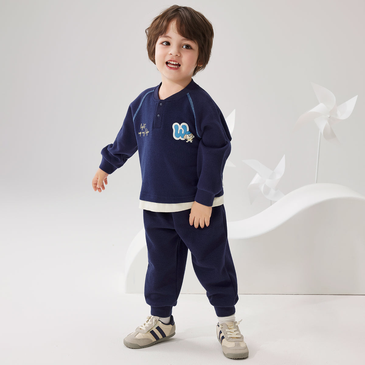 Raglan Sleeve Preppy Set