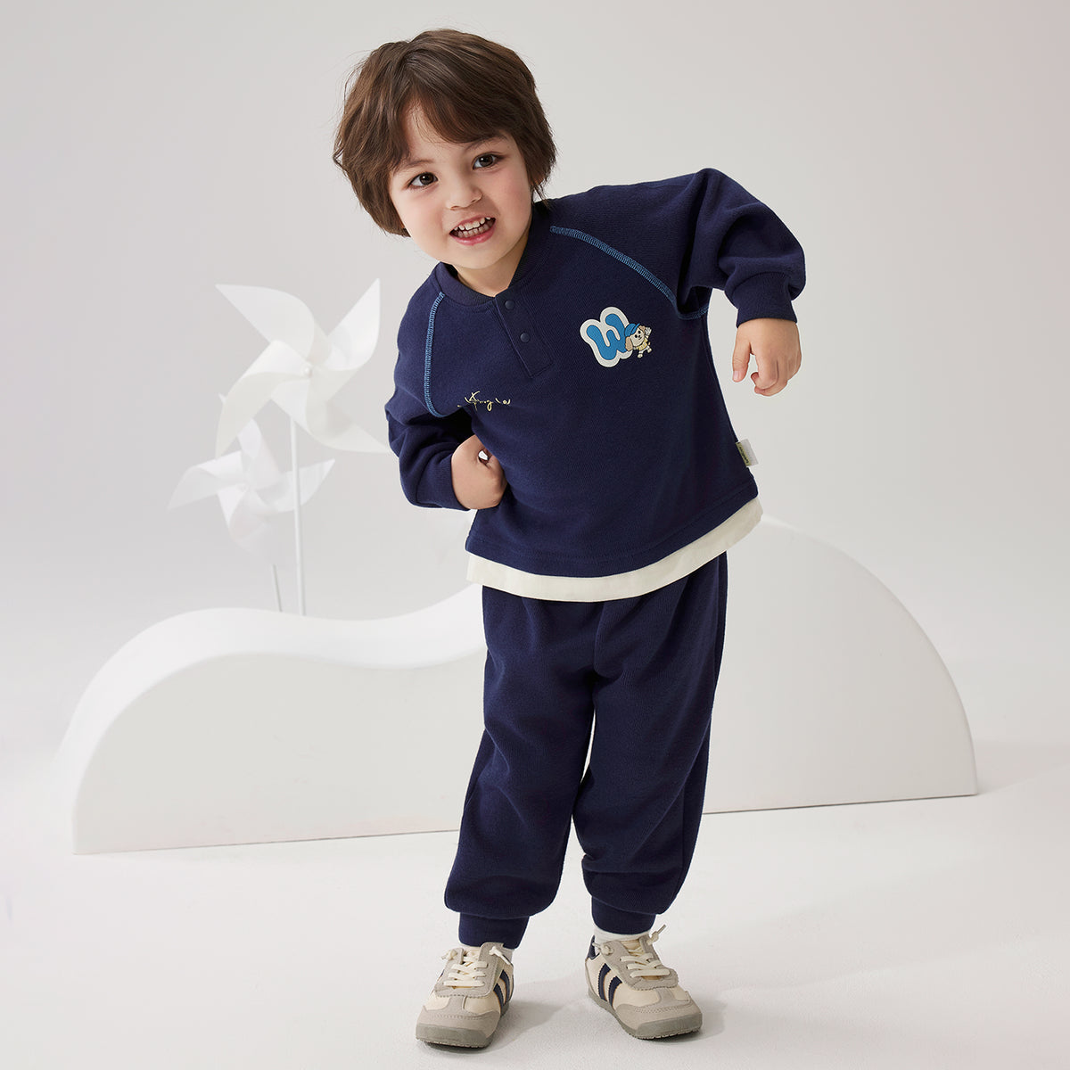 Raglan Sleeve Preppy Set