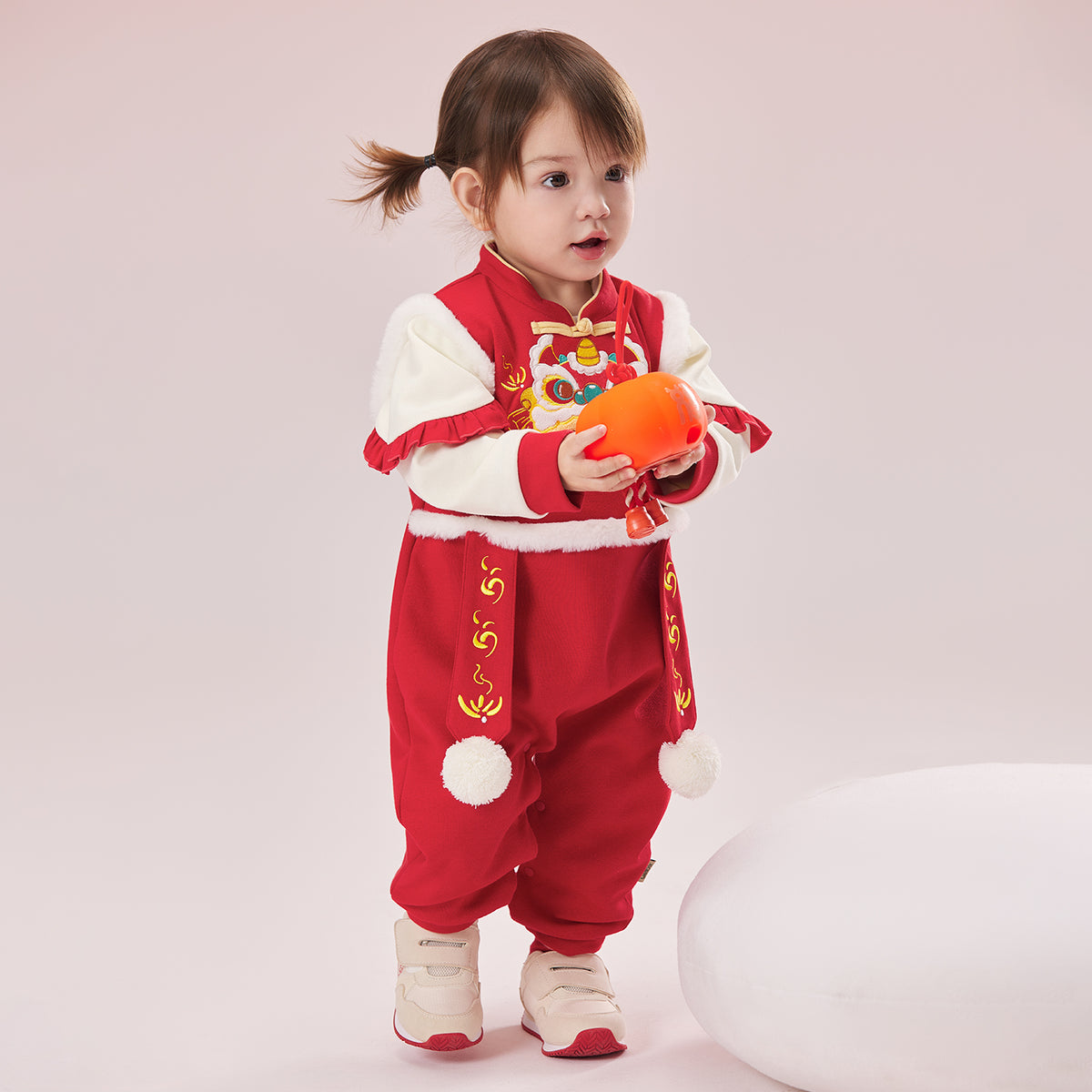 Xin Yang Cotton Double-Layer Romper