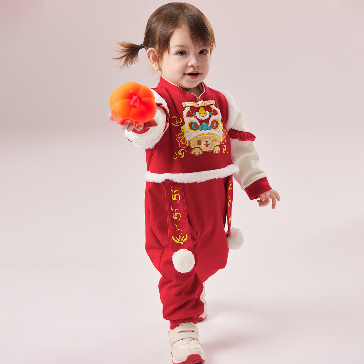 Xin Yang Cotton Double-Layer Romper