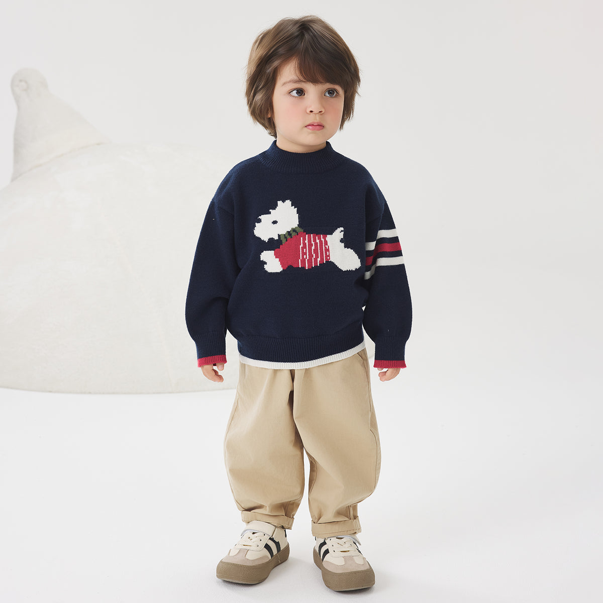 Preppy Style Pullover Sweater