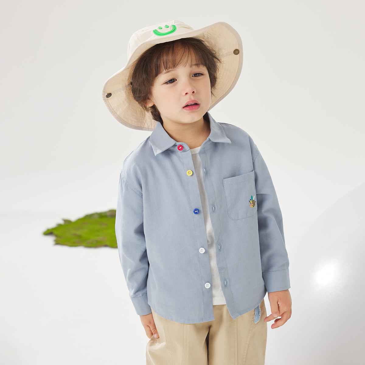 Woven Casual Long Sleeve Shirt