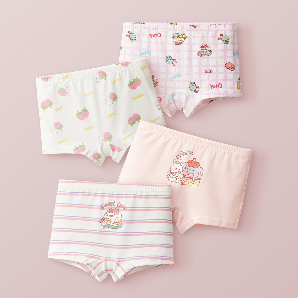 Girls' Boyshorts (4-Pack)