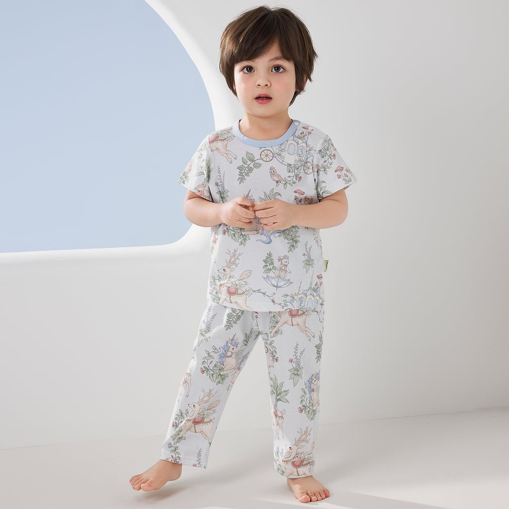 Printed Jersey Short Sleeve Set