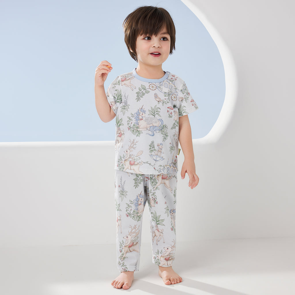 Printed Jersey Short Sleeve Set