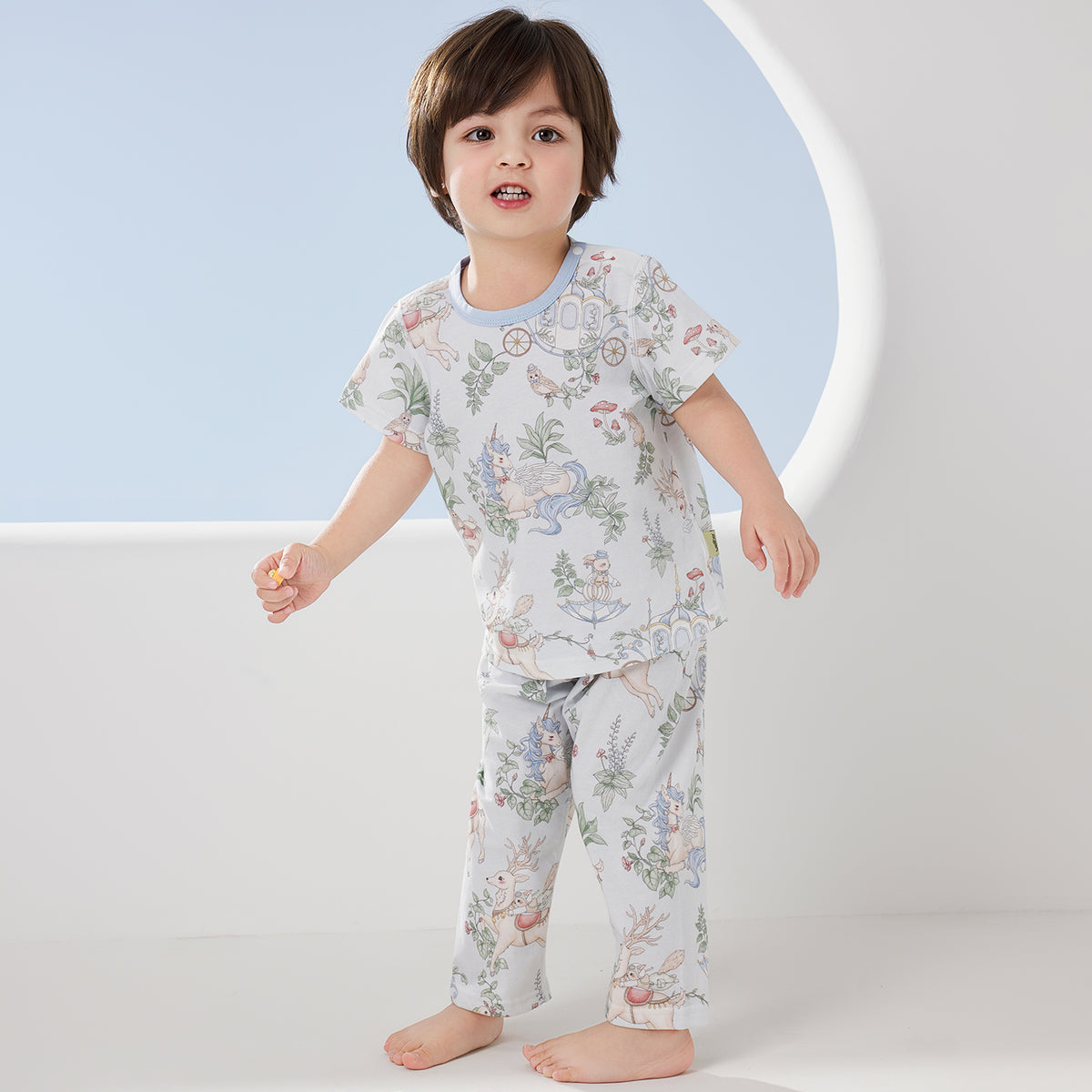 Printed Jersey Short Sleeve Set