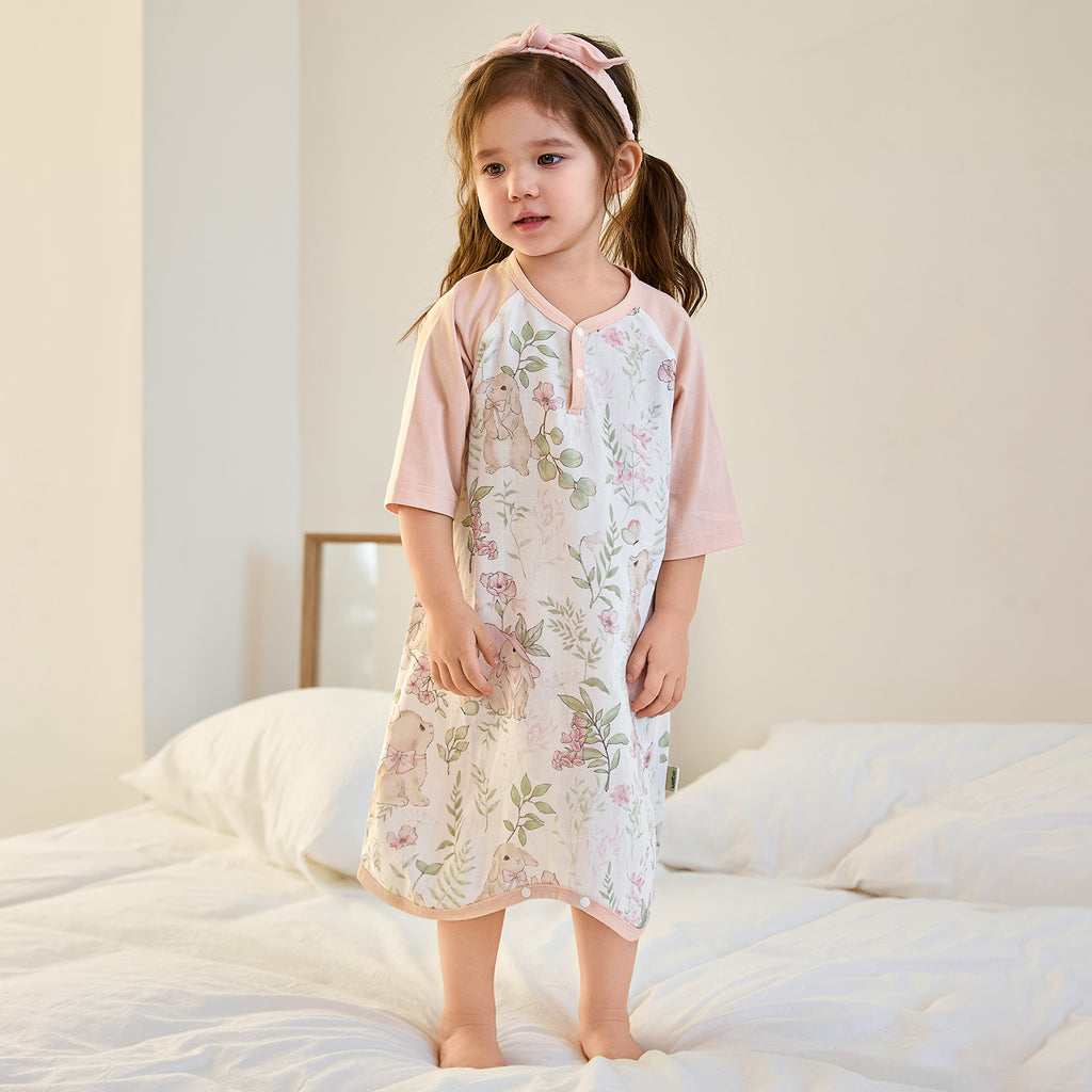 Muslin 3/4 Sleeve Pajamas