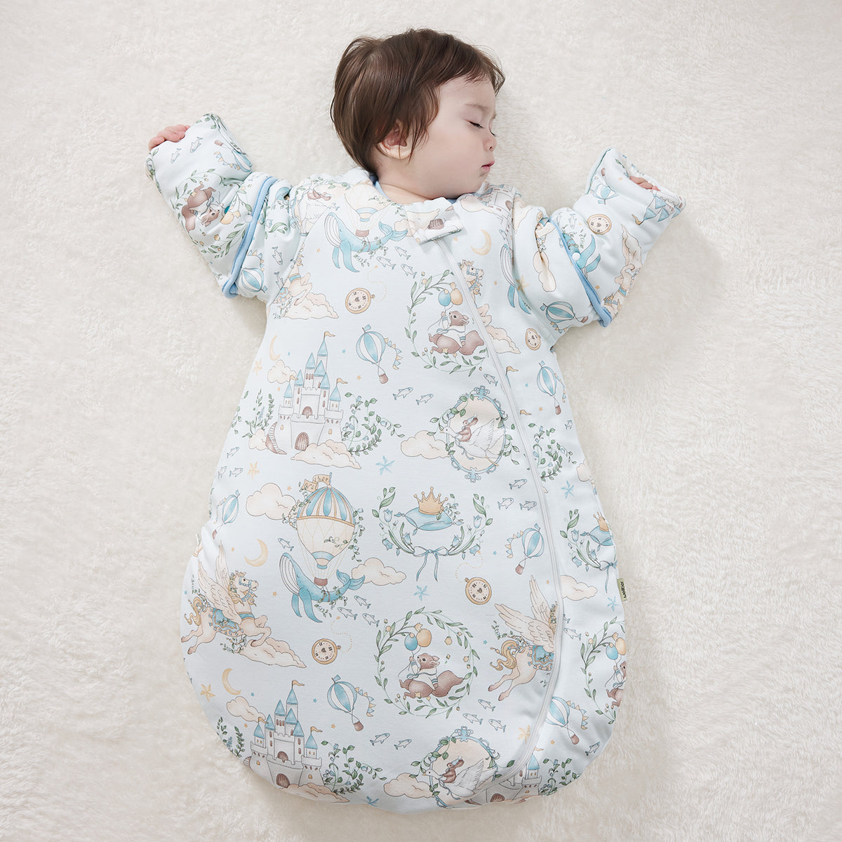 Interlock Detachable-Sleeve Roomy Sleep Sack