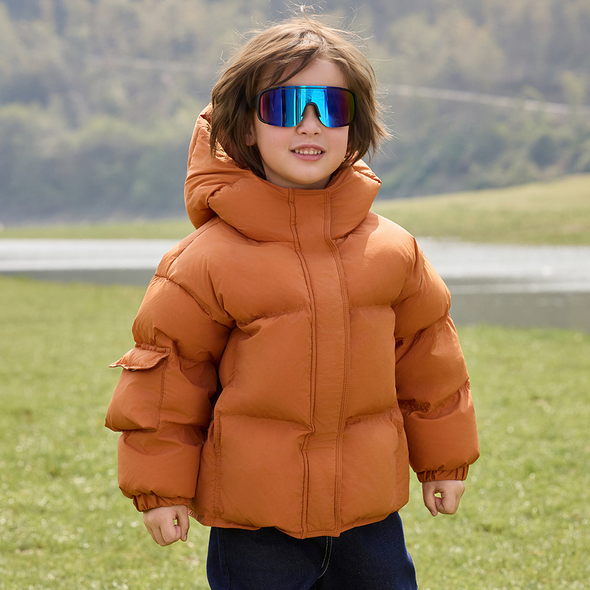 Hooded Heavy Puffer Down Jacket
