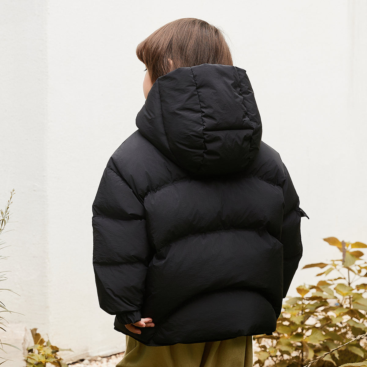 Hooded Heavy Puffer Down Jacket