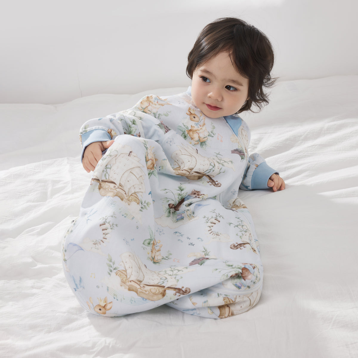 6-Layer Front 4-Layer Back Muslin Roomy Sleep Sack