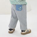 Contrast Pocket Casual Pants